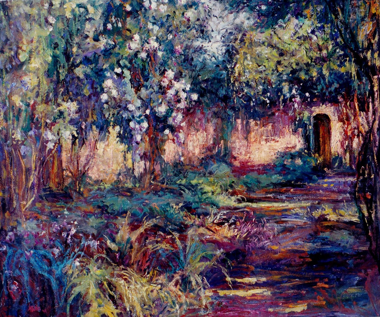 (A quiet Radiance) Oil on canvas 30x40inches 2000-2010 Landscape Paintings