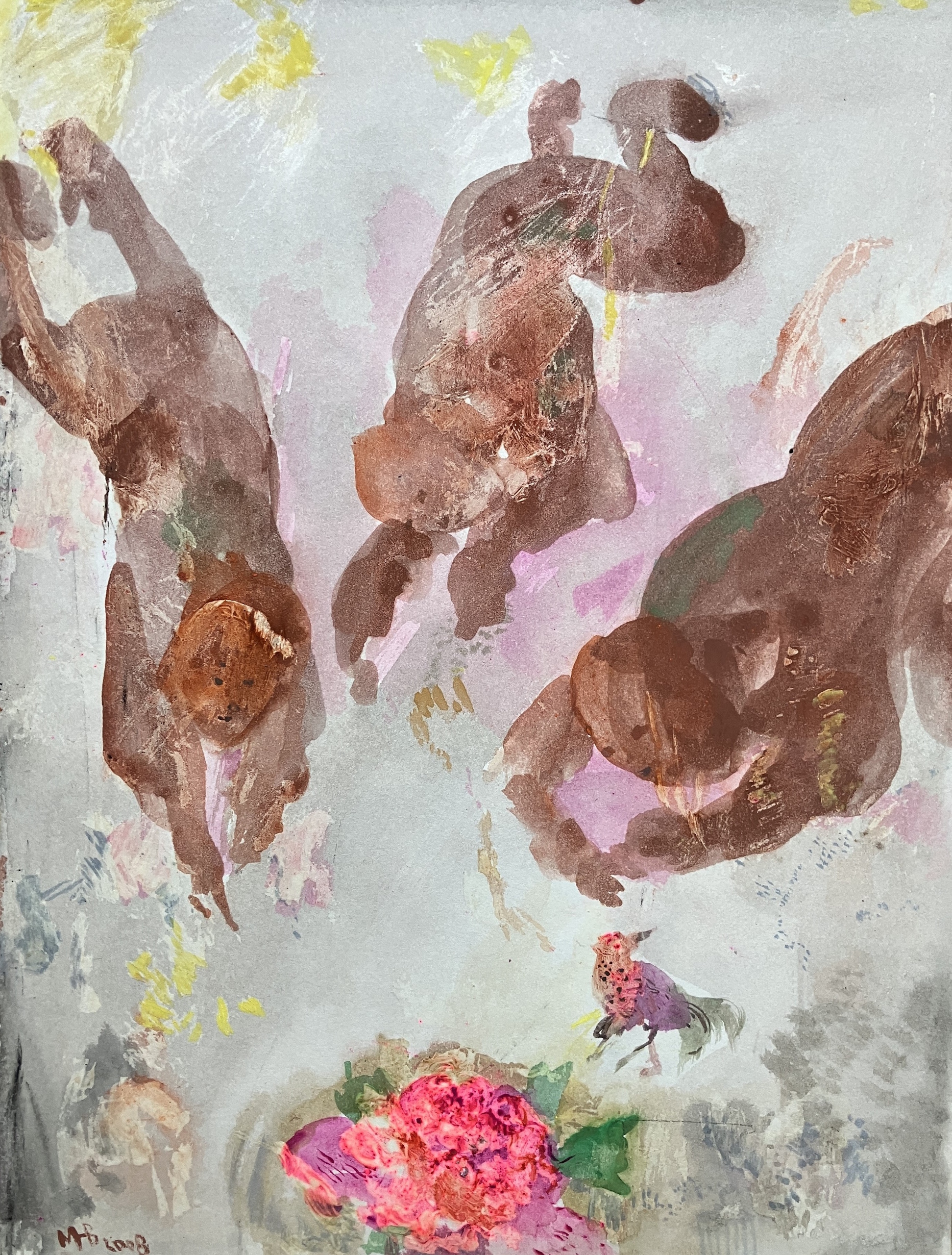 CThe Invasive Will) Mixed-media