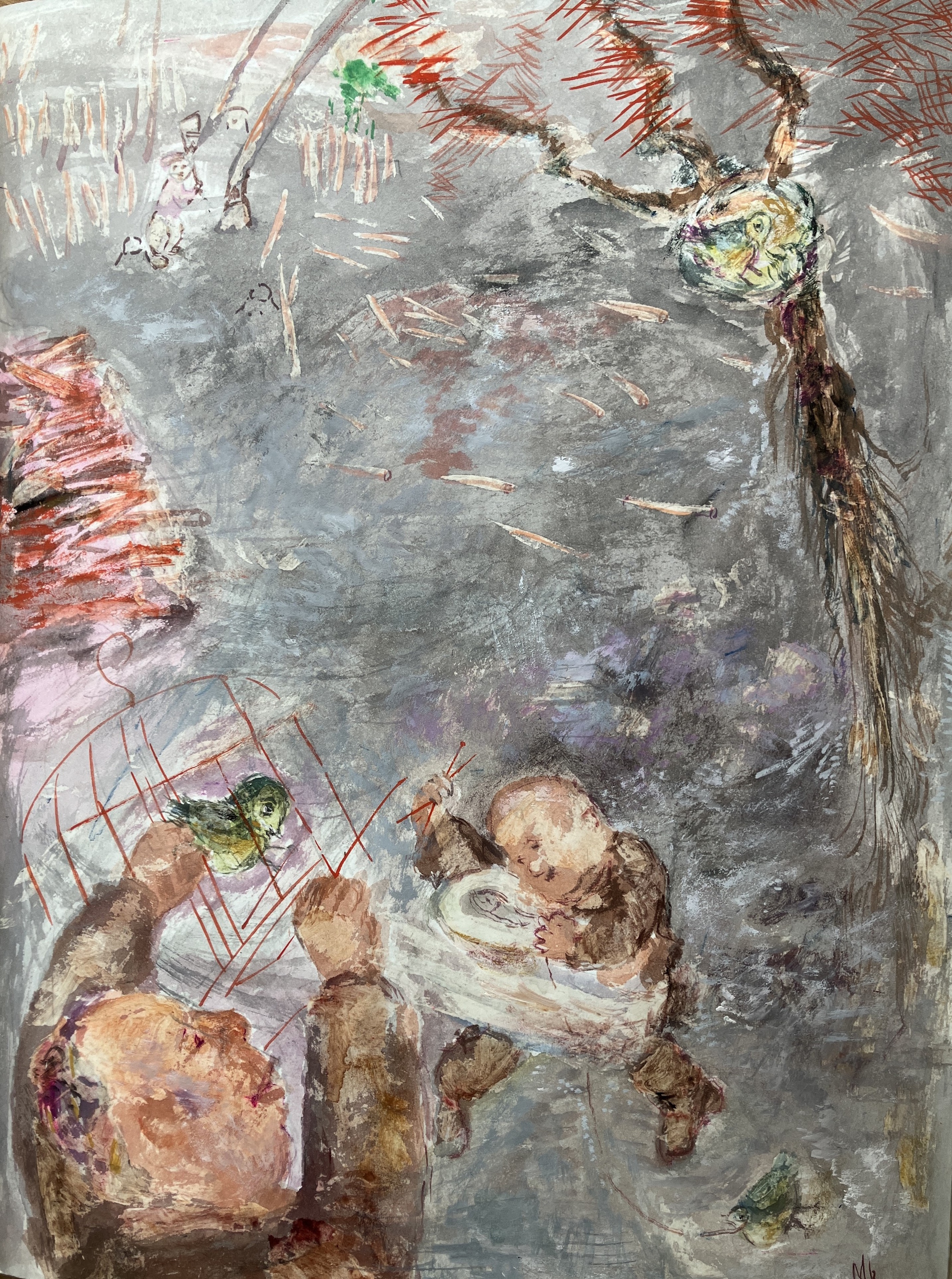 (Chopsticks culture) Mixed-media