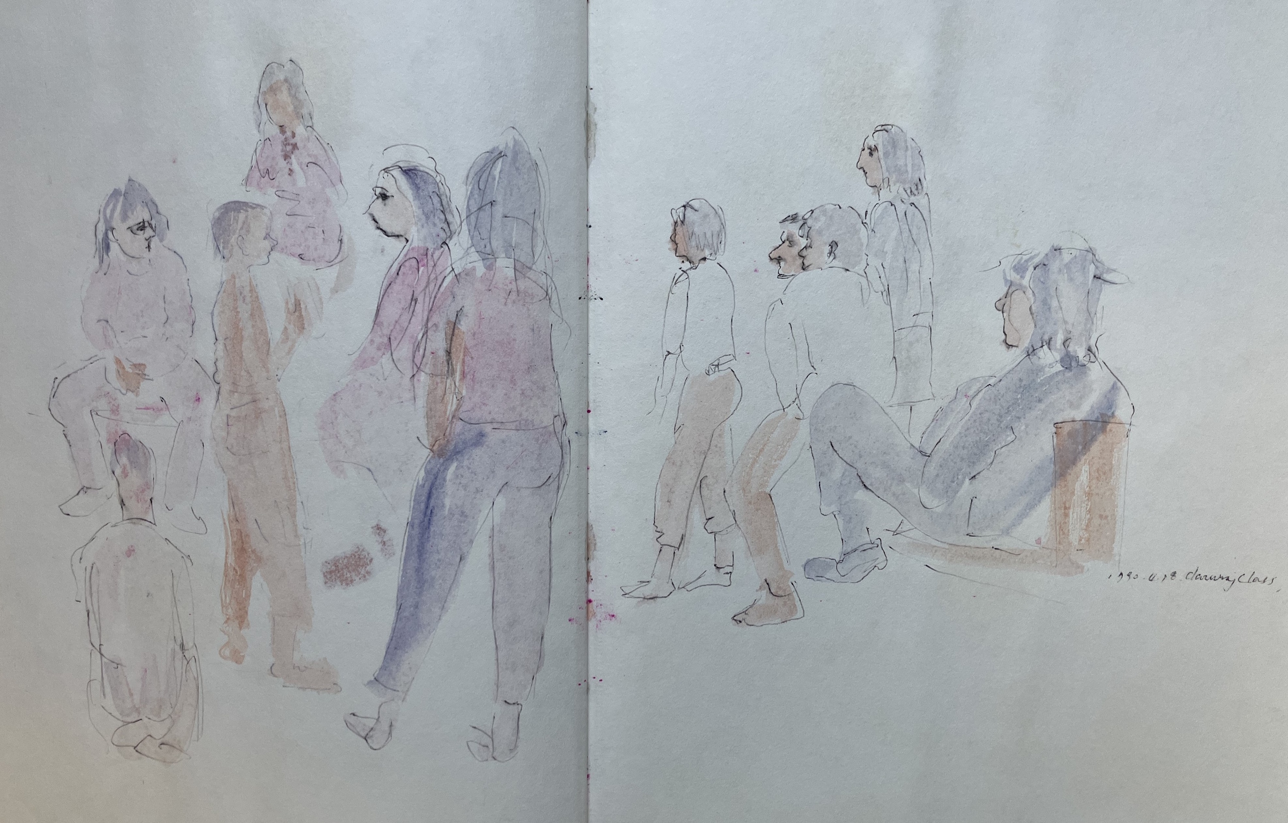 ( Drawing Class) Water color on paper