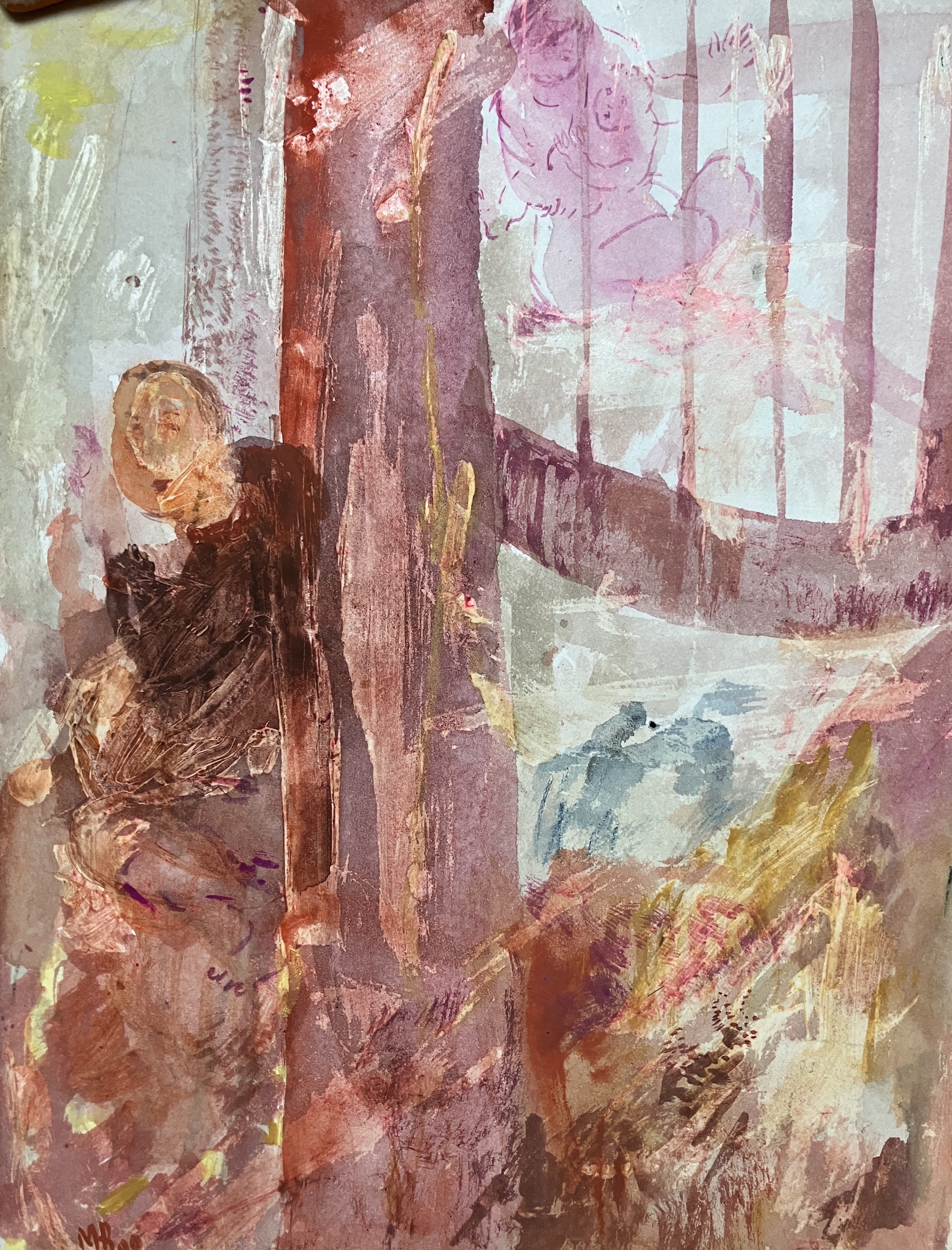 (Exchange No. 2) Mixed-media