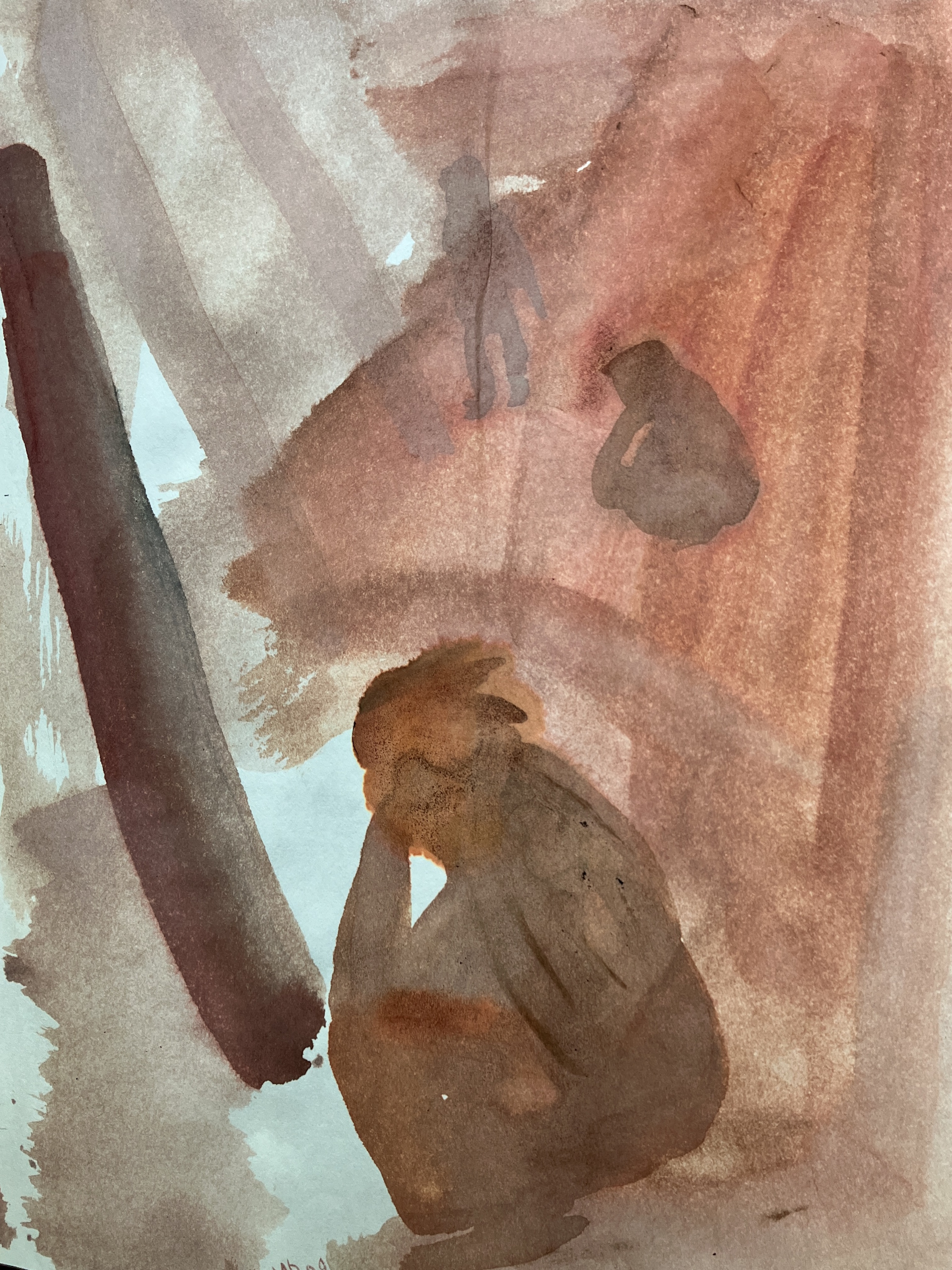 Figure Water color & Ink