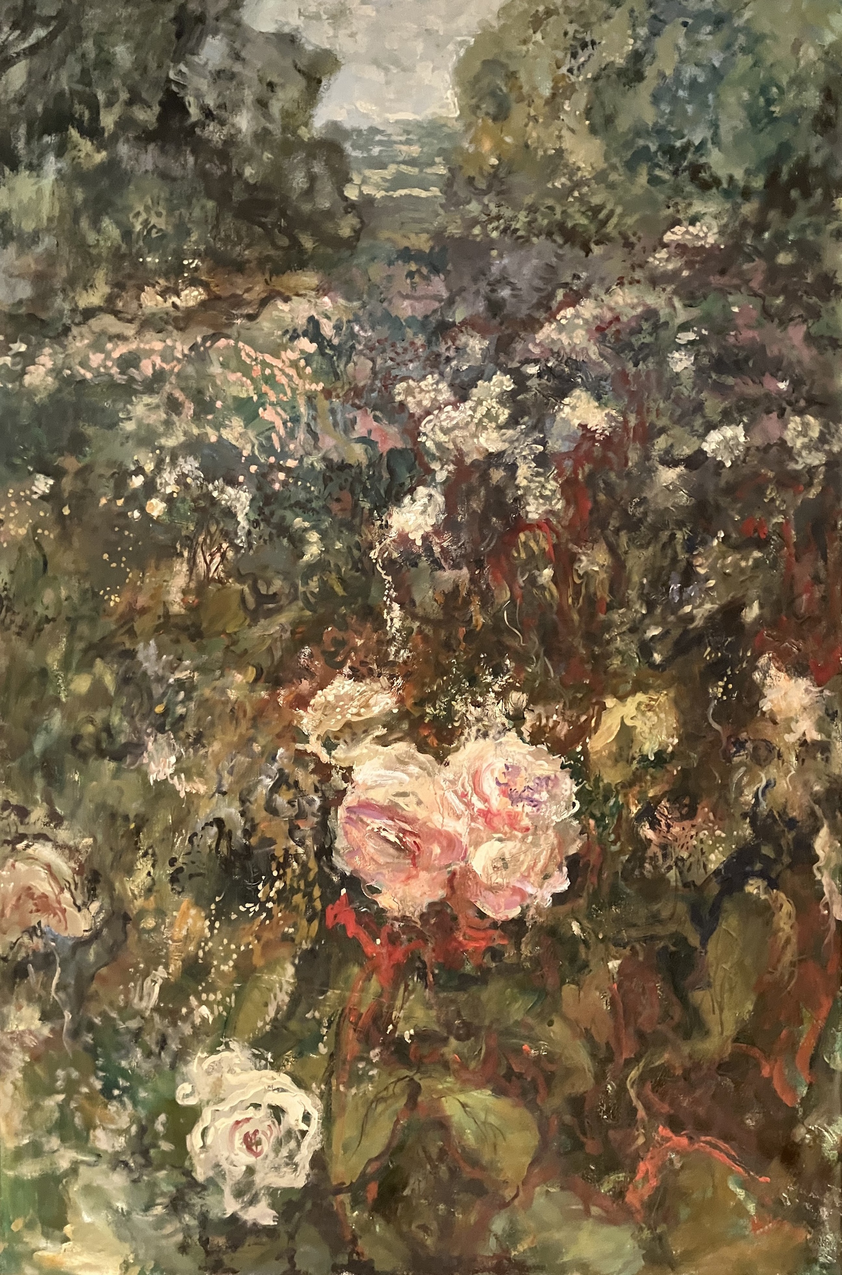 (Flow in Bloom) Oil on canvas 24x36inches 2000-2010 Landscape Paintings