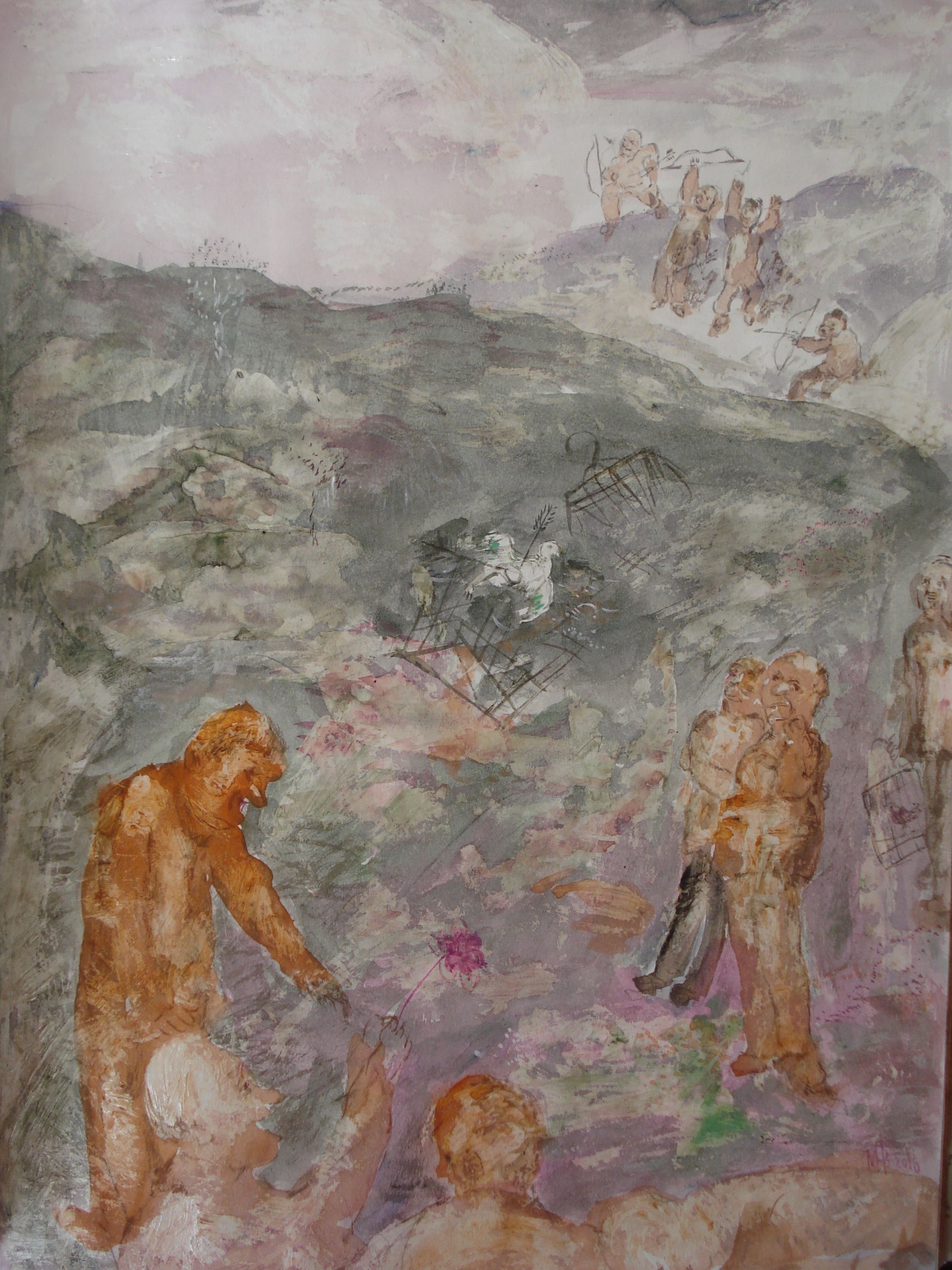 (Flower guardian) Mixed-media