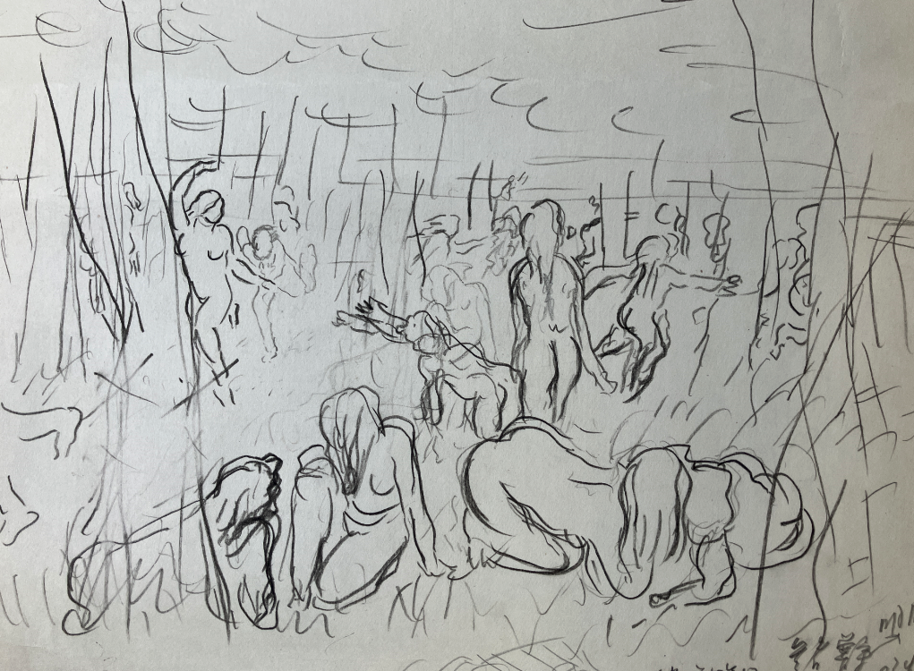 ( Forest Paradise 1)Composition study