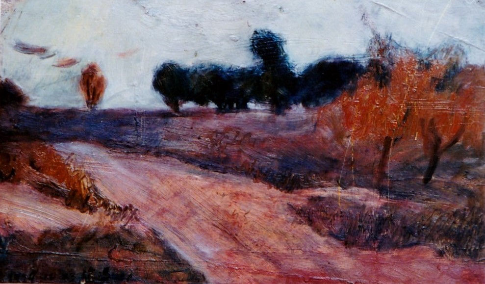 Landscape Oil cardboard