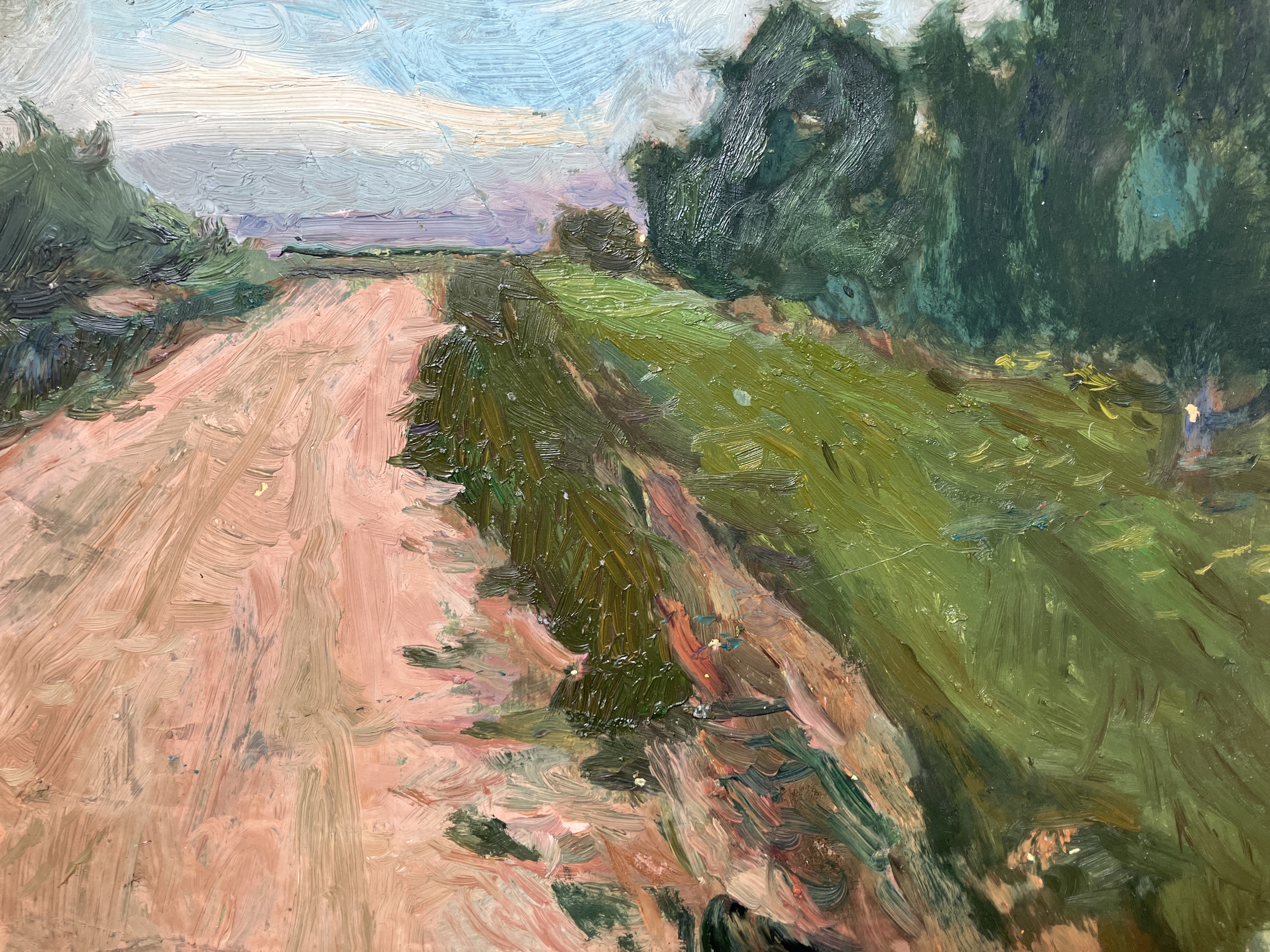 Landscape Oil on cardboard (2)
