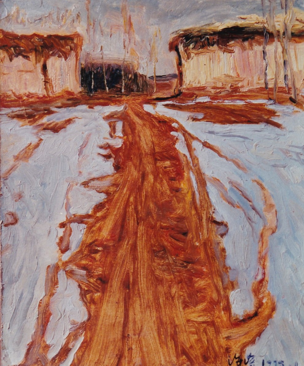Landscape Oil on cardboard (5)