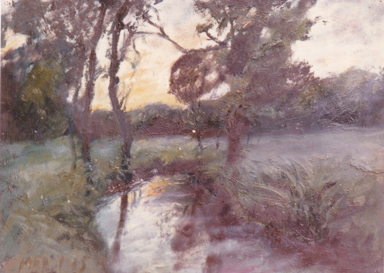 Landscape Oil on cardboard (7)