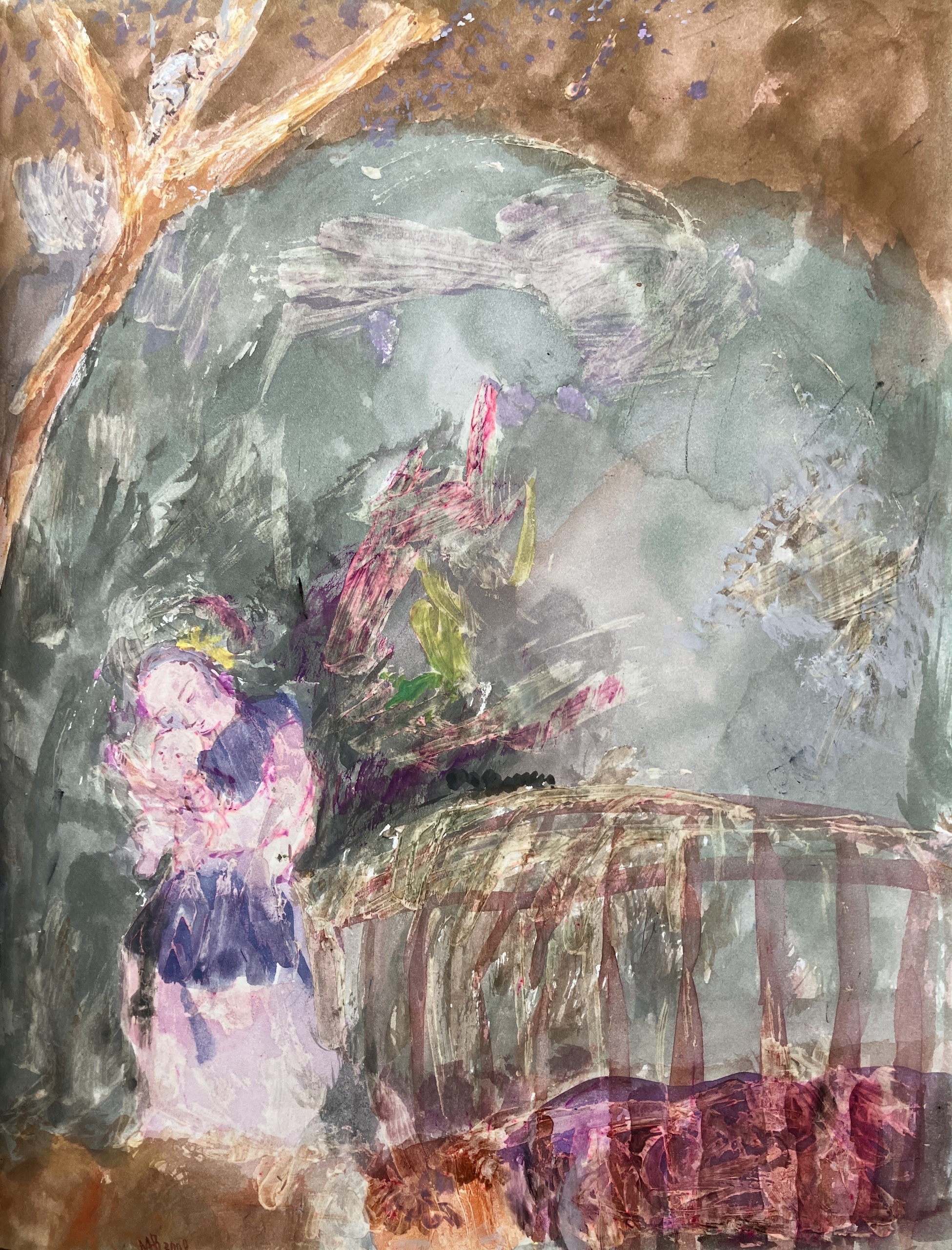 (Love from Mother) Mixed-media