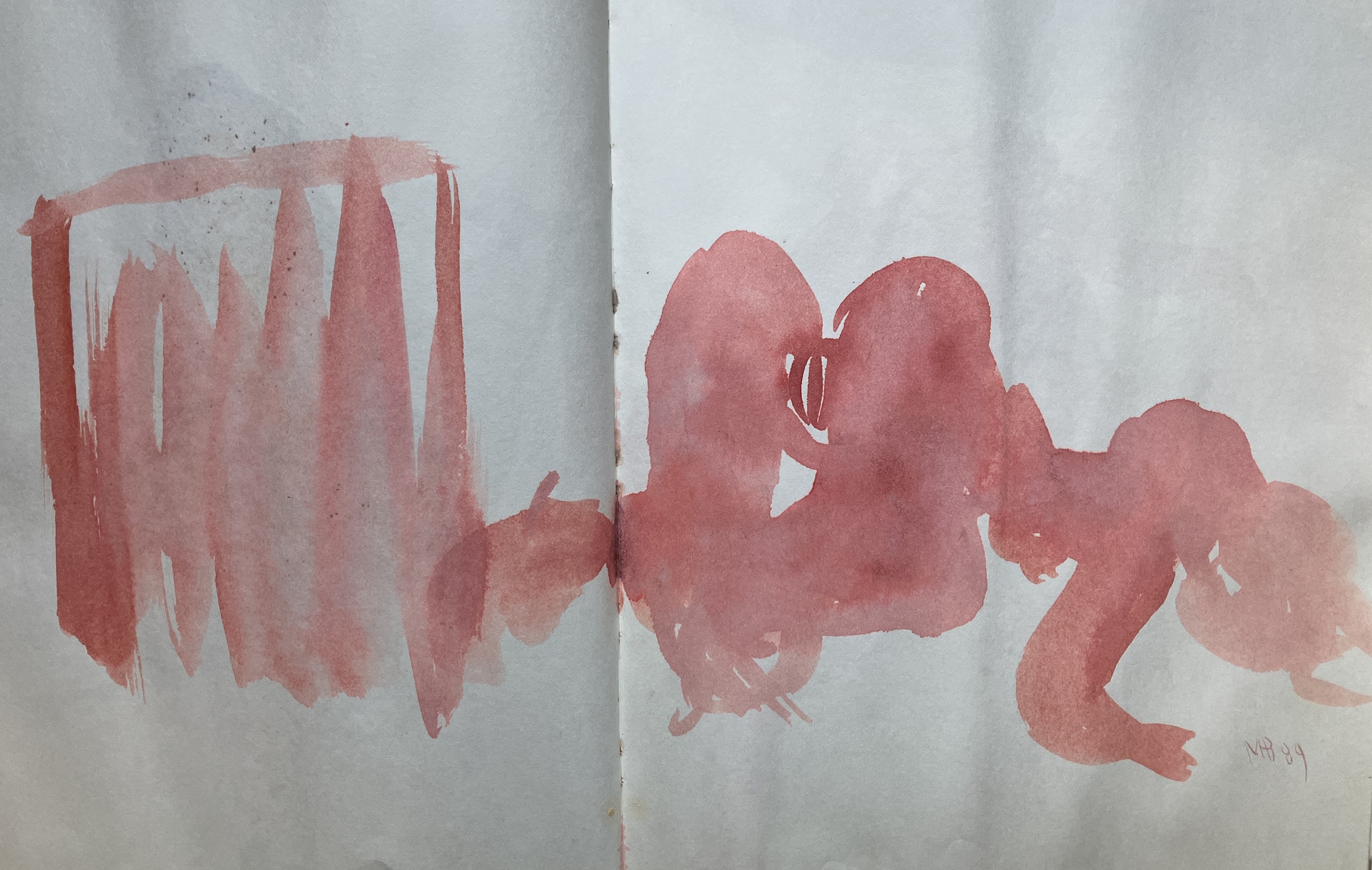 Nude No 1 Water color
