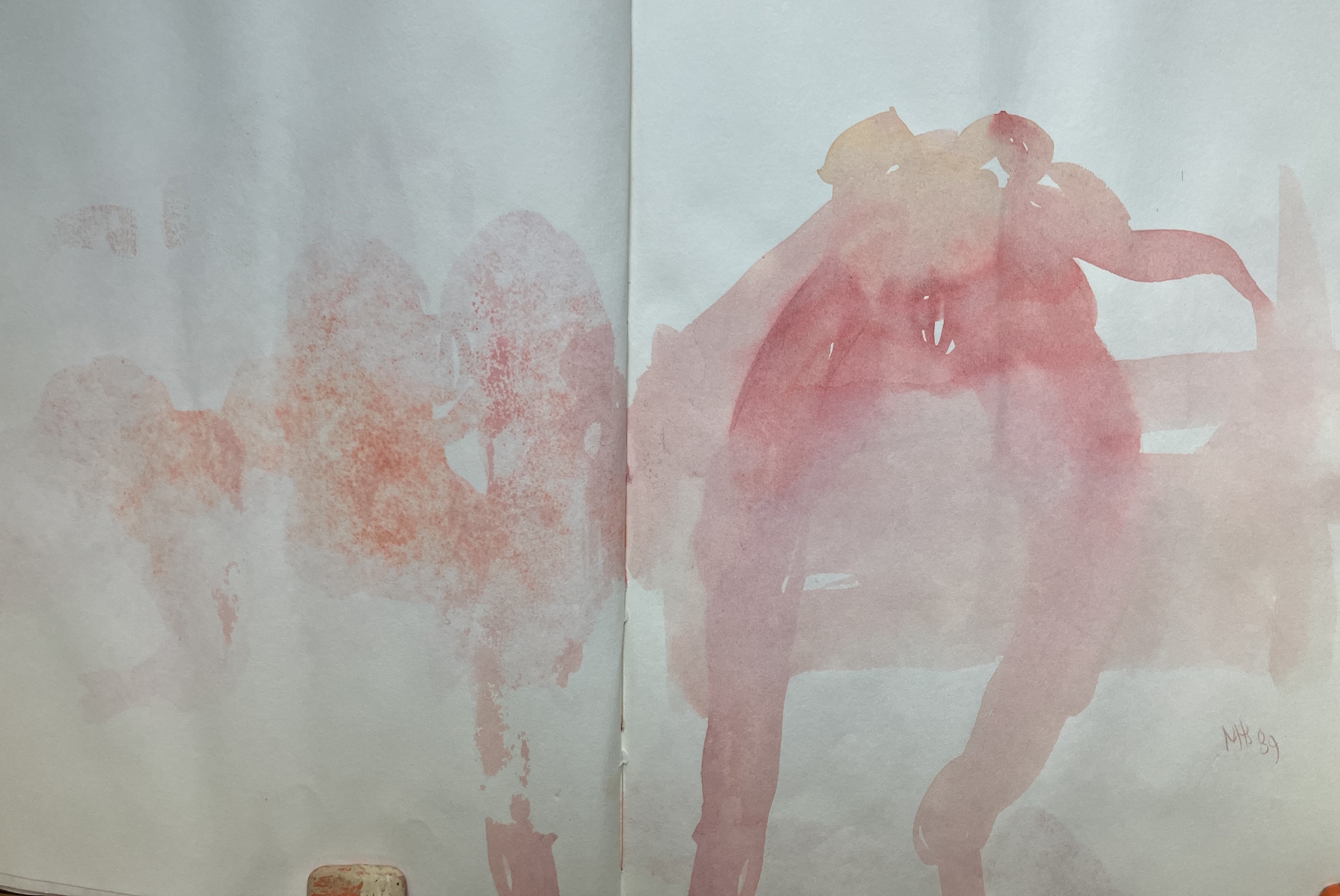 Nude No 2 Water color