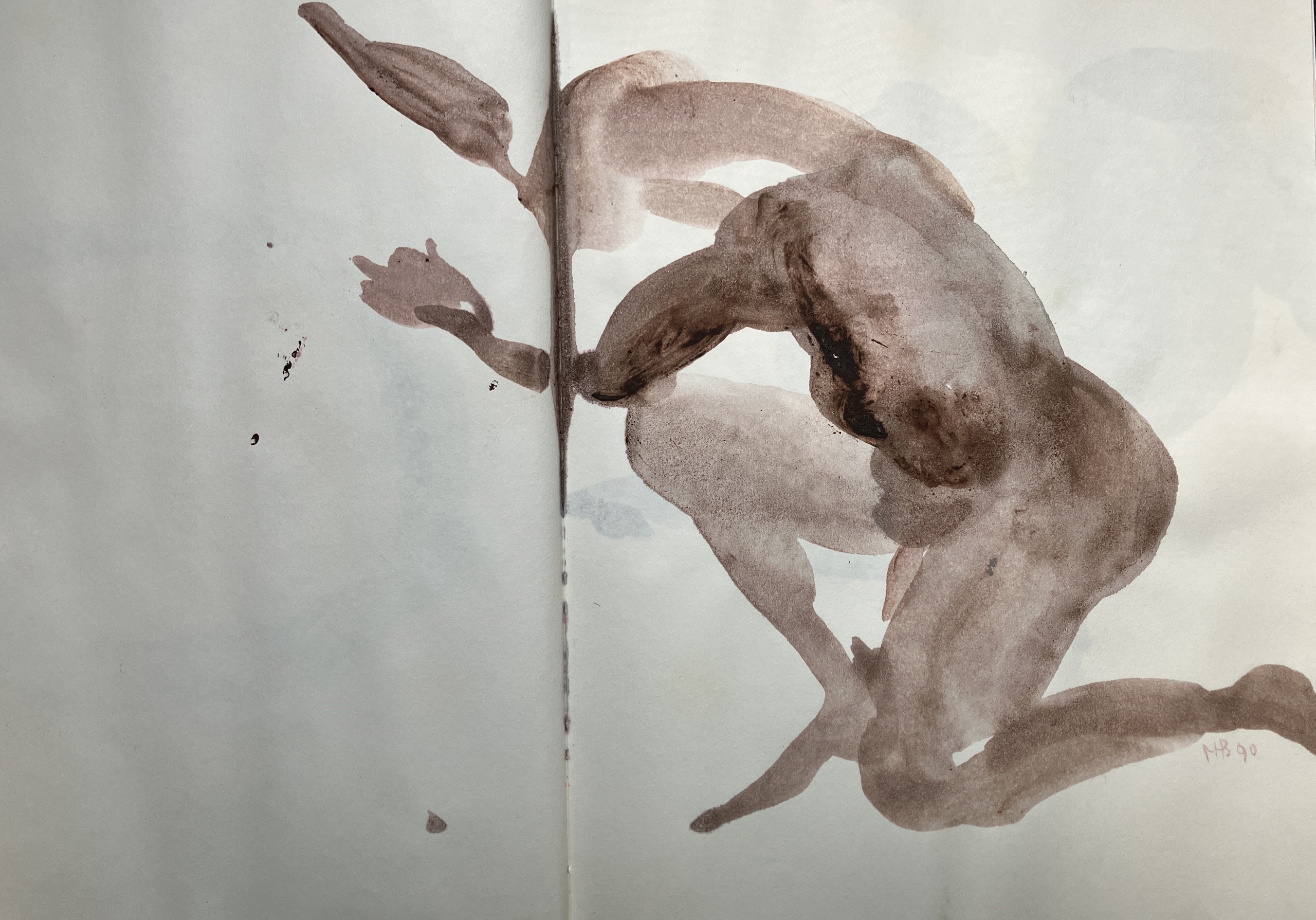 Nude No 3 Water color