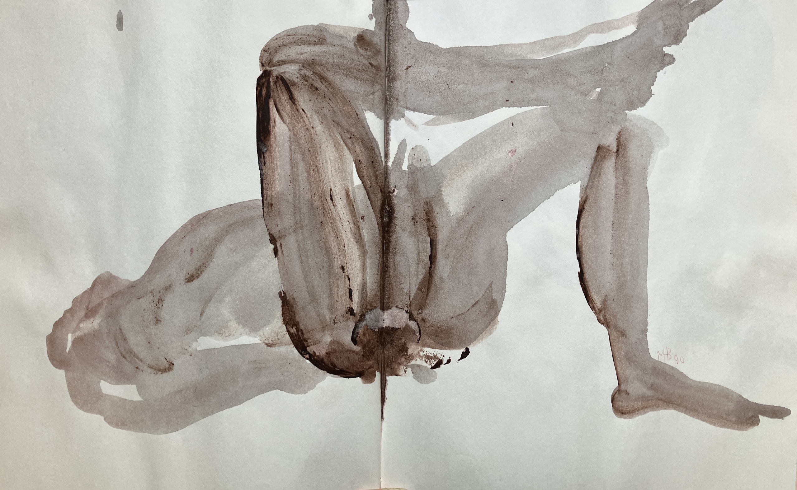 Nude No 4 Water color