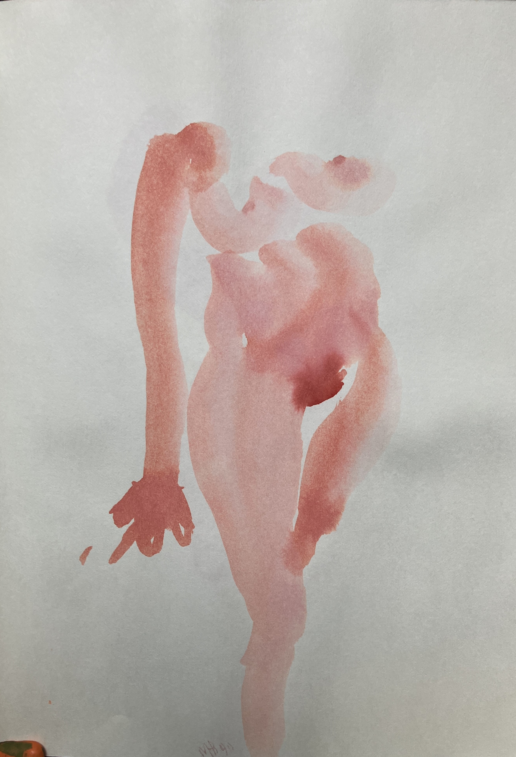 Nude No 5 Water color