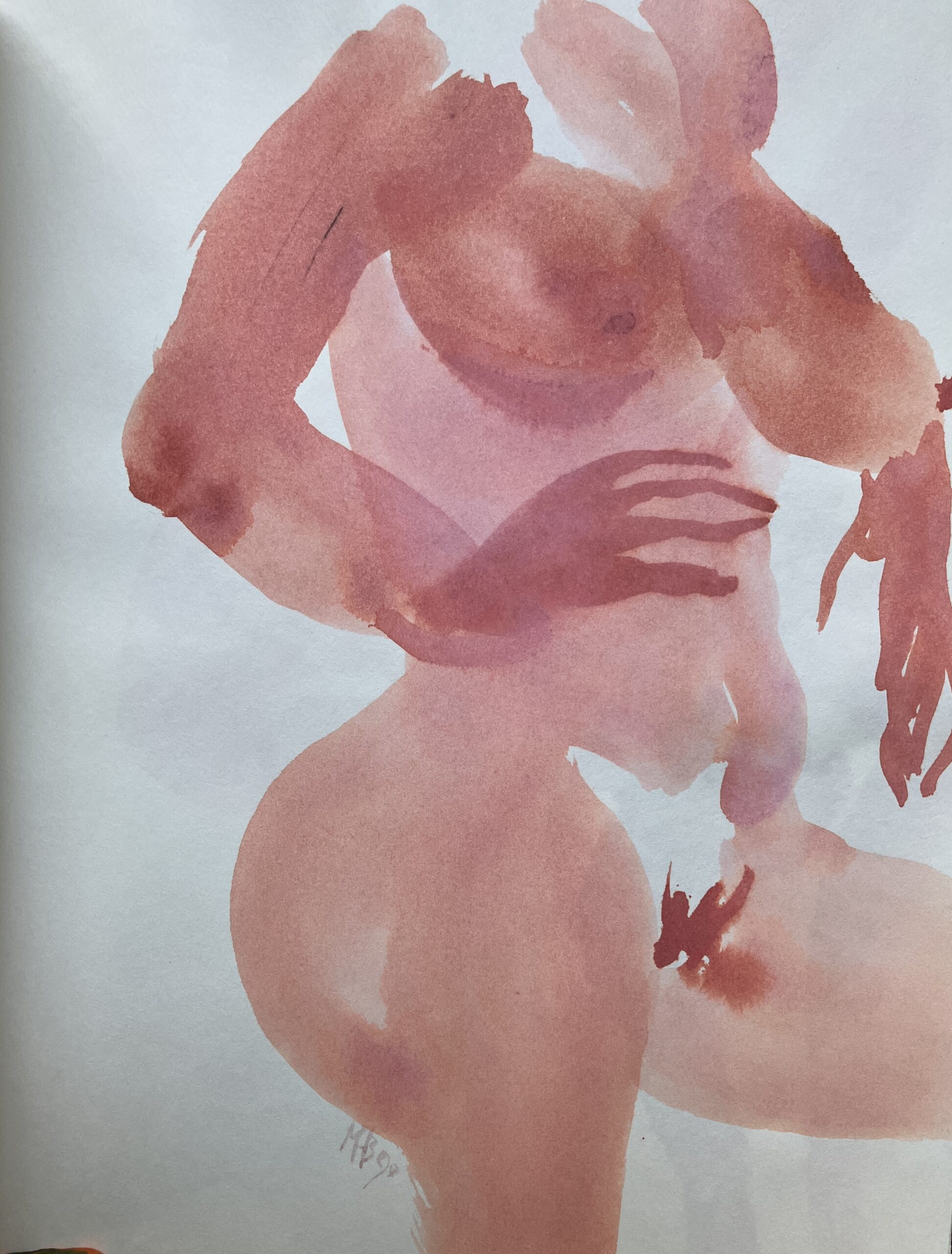 Nude No 6 Water color