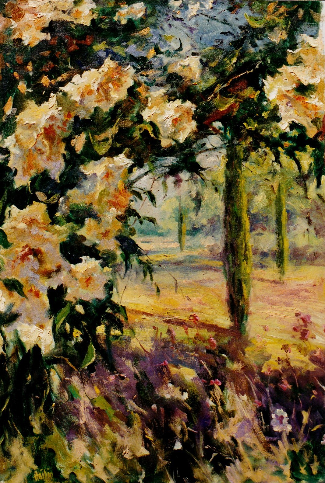 (Radiance) Oil on canvas 48x60 inches 2000-2010 Landscape Paintings