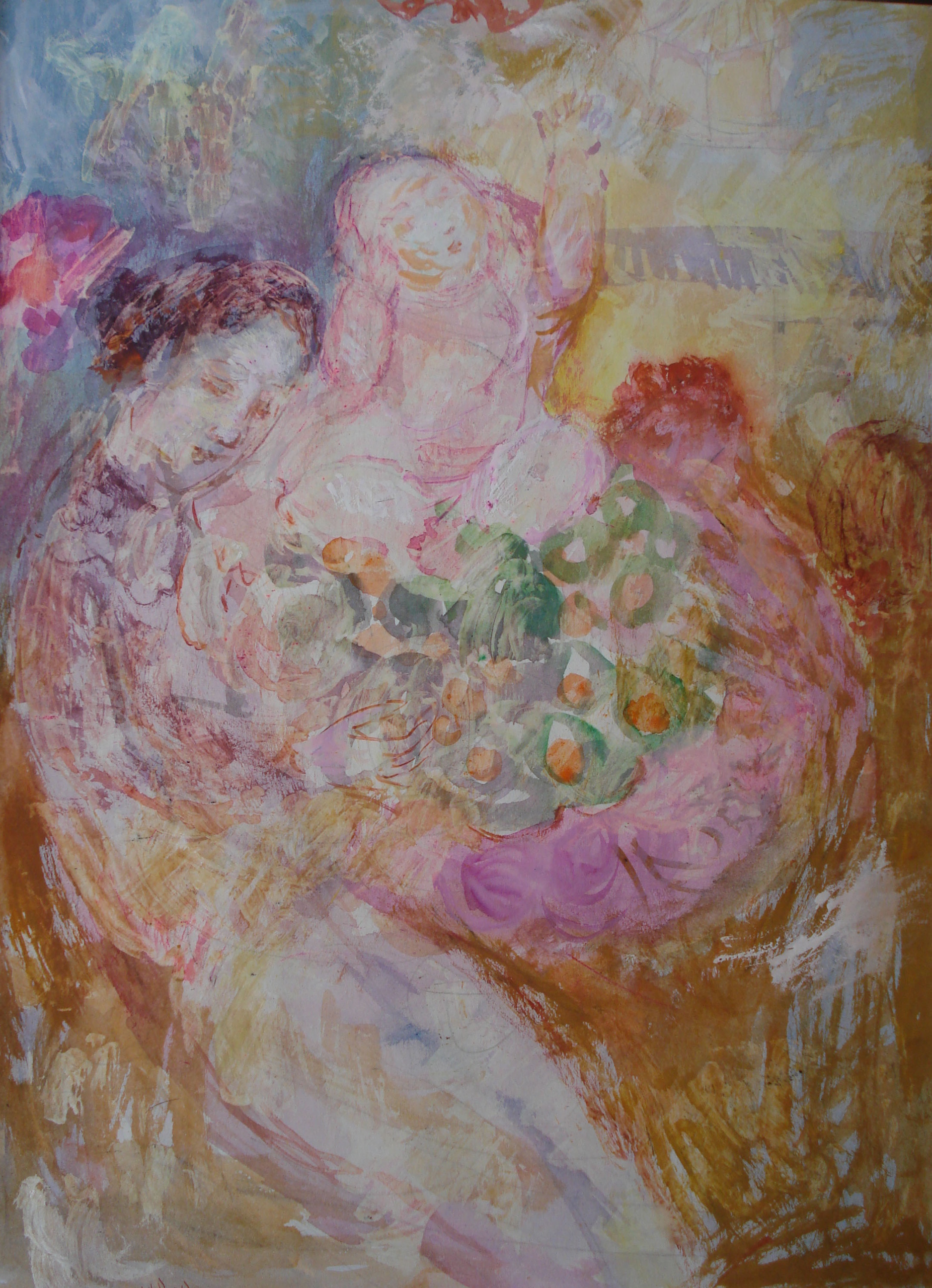 ( Shield of Love) Mixed-media