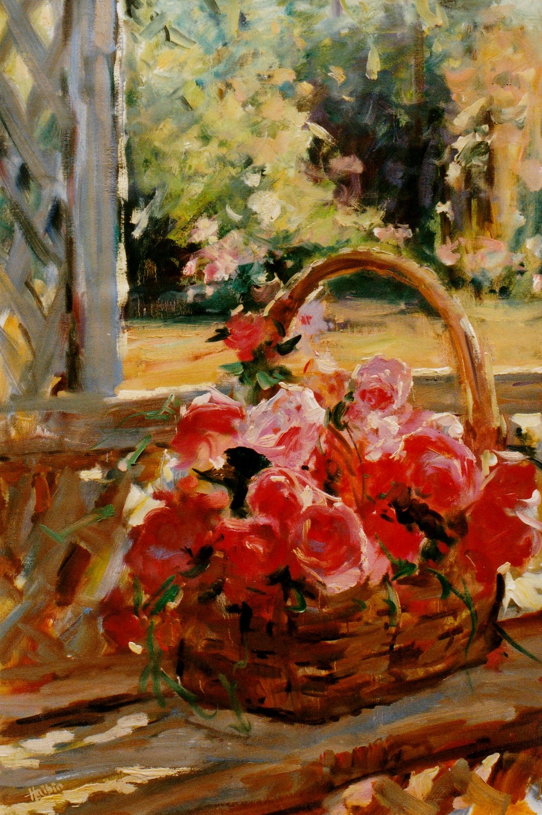 (Summer's Bounty) Oil on canvas 16x20 inches 2000-2010 Landscape Paintings