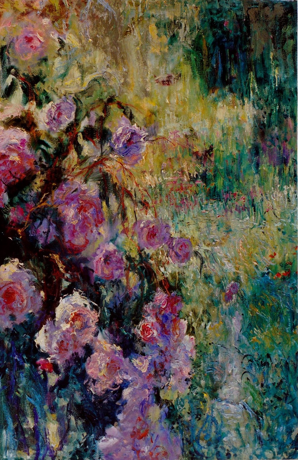 (The Impasto Rosary) Oil on canvas 24x36inches 2000-2010 Landscape Paintings