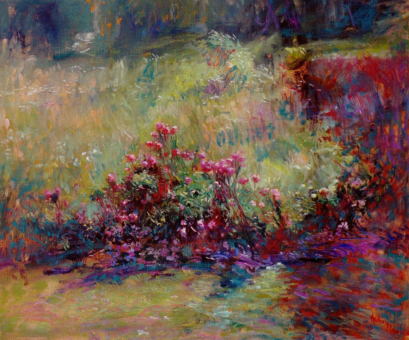 (Unfolding Light) Oil on canvas 30x40inches