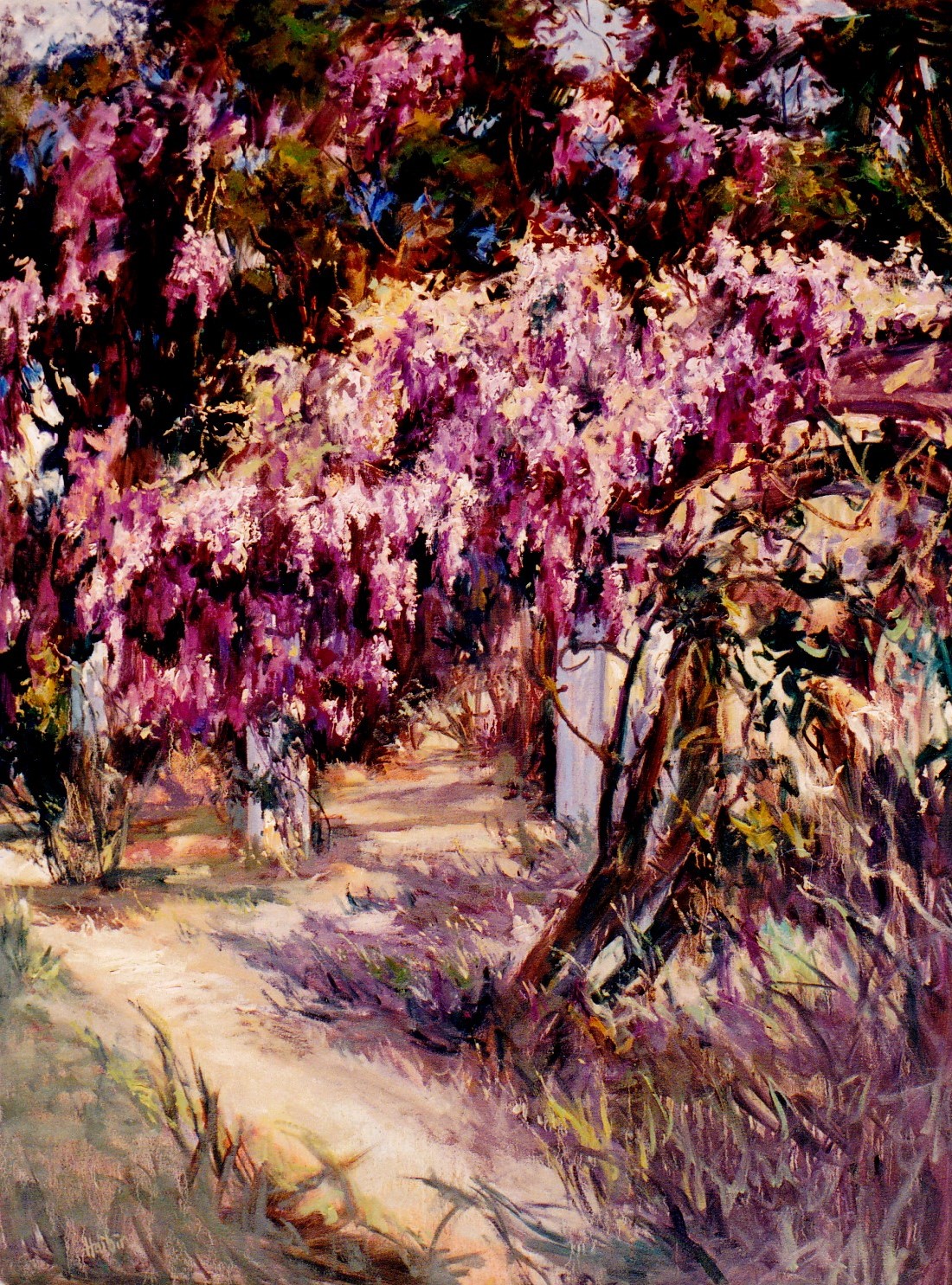 (Violet Haze) Oil on canvas 30x40inches